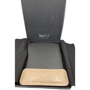 Raika Made In Usa in box croc Embossed Mouse Pad Neiman Marcus